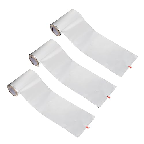 TOPPERFUN Papel de Aluminio para Mechas 50m 3 Piezas Resistente para Teñir el Cabello para Peluquería Profesional Necesidad