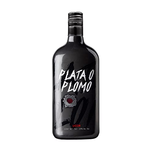 PLATA O PLOMO Licor Premium 700 ml 20% Sin Gluten, Apto para veganos