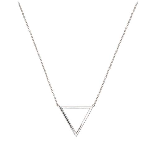 Collar Triángulo Plata