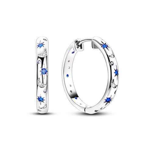 QIKAOLA S925 Pendientes de plata esterlina para las mujeres hipoalergénico Huggie Pendientes